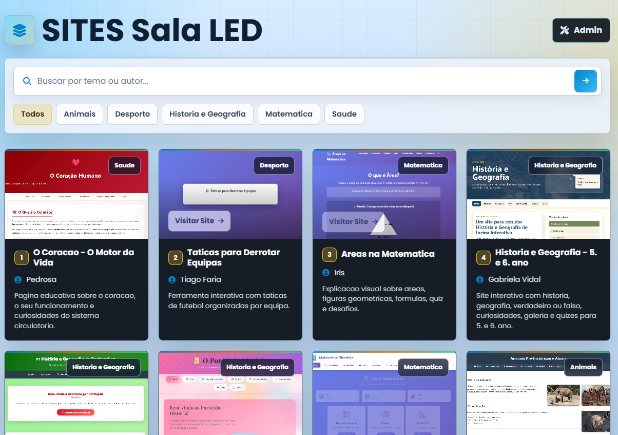 Sites da Salas LED